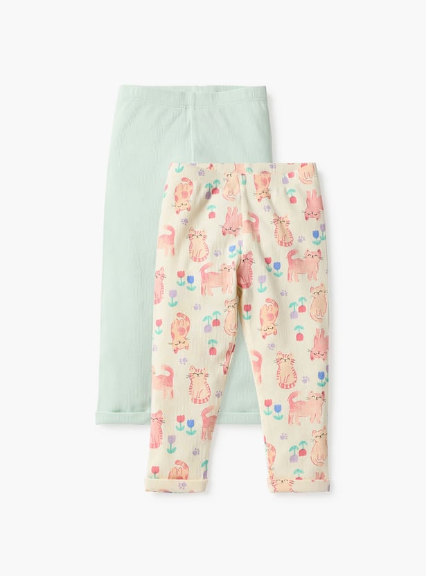 Juniors Assorted Leggings - Set of 2