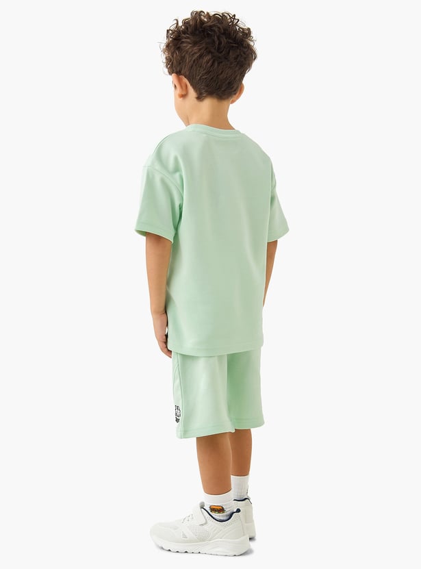 Kappa Logo Detail T-shirt and Shorts Set