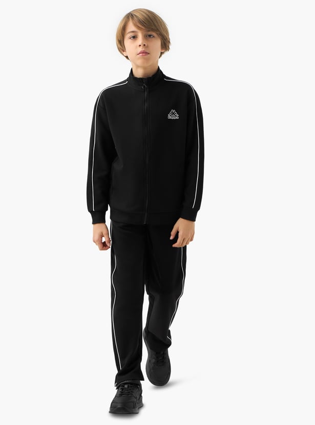 Kappa Logo Print Sweatshirt and Joggers Set