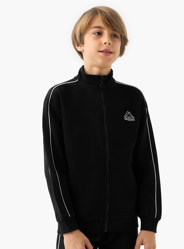 Kappa Logo Print Sweatshirt and Joggers Set