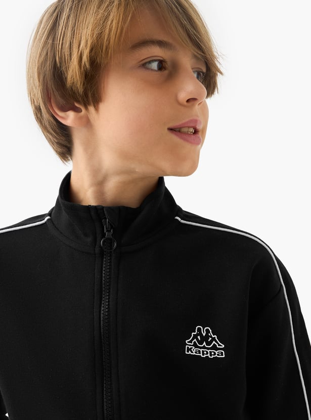 Kappa Logo Print Sweatshirt and Joggers Set