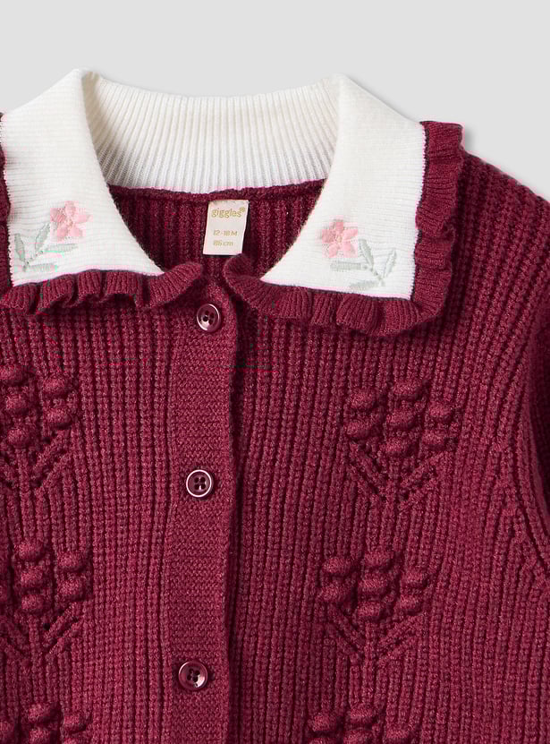 Juniors 2-Piece Cardigan and Sweater Set