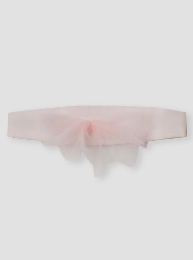 Juniors Cat Print Top with Headband