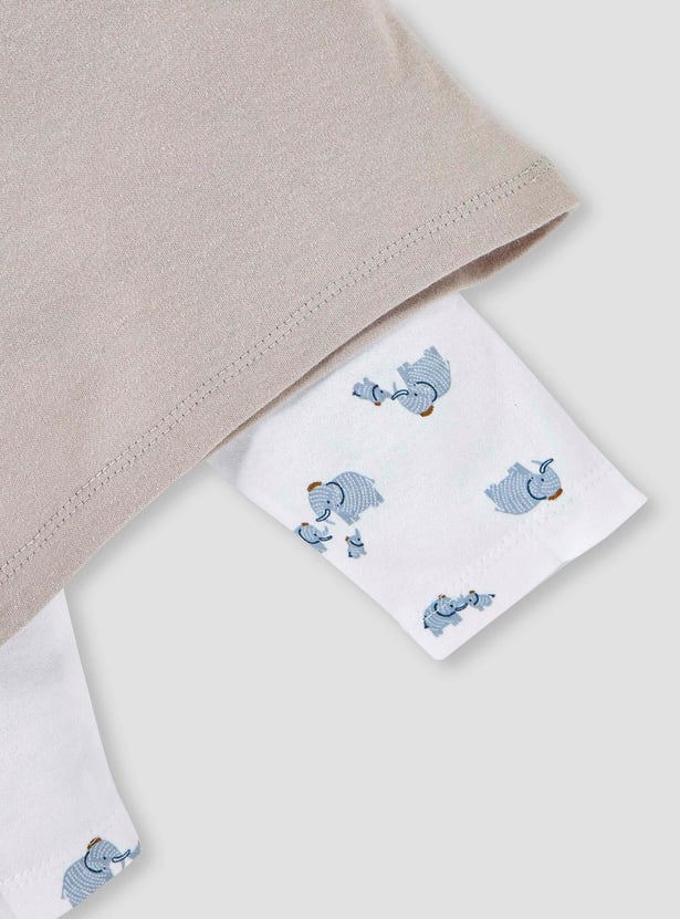 Juniors 7-Piece Elephant Print Clothing Gift Set