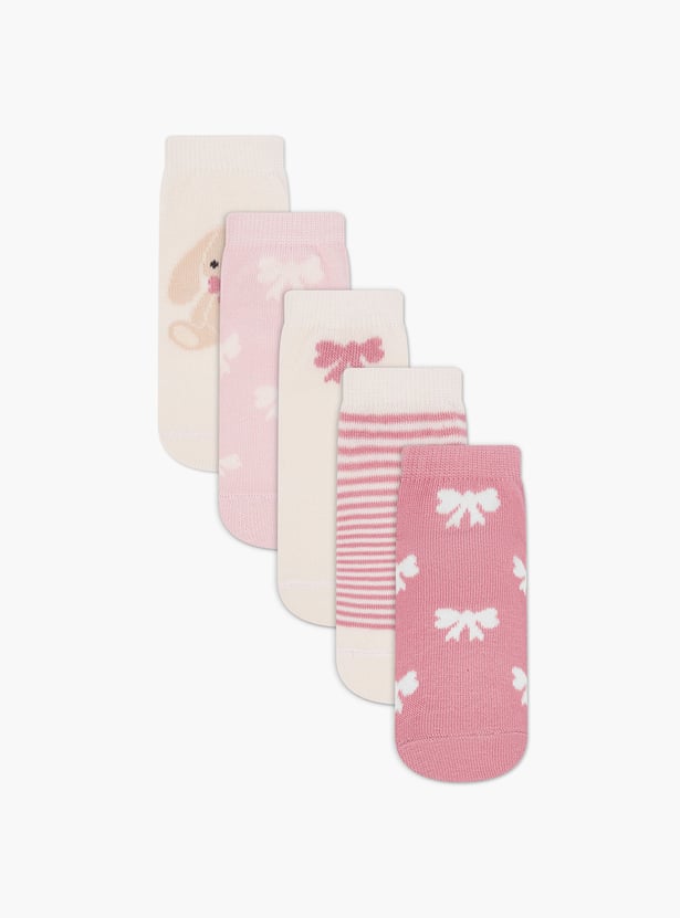 Juniors Printed Socks - Set of 5