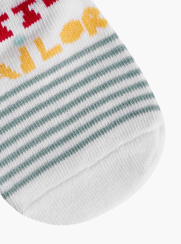 Juniors Nautical Print Socks - Set of 7