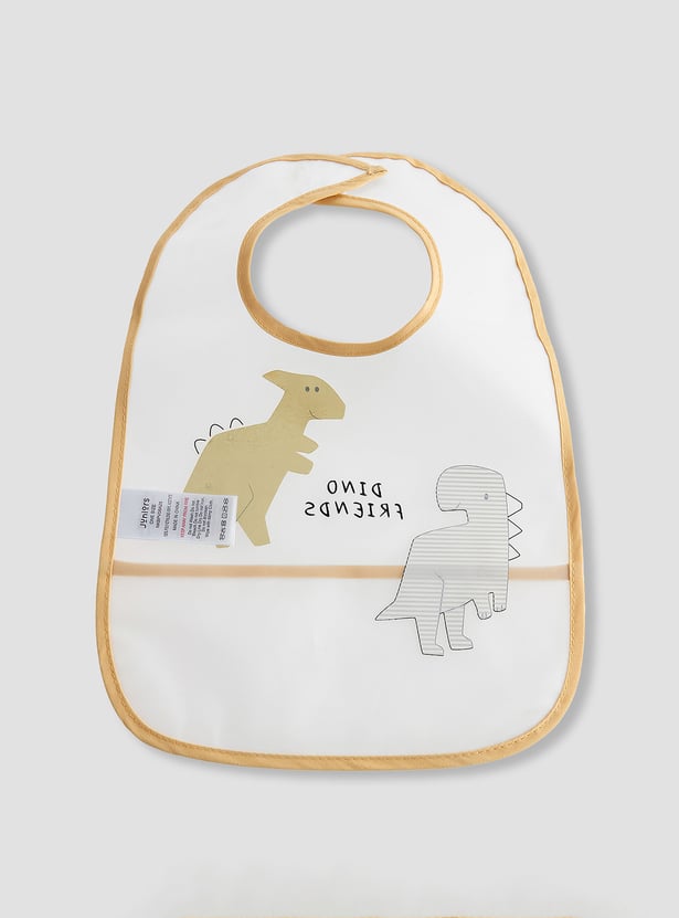 Juniors Dinosaur Print Bib - Set of 2