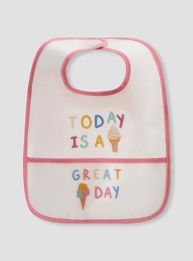 Juniors Printed Bib with Velcro Closure - Set of 3