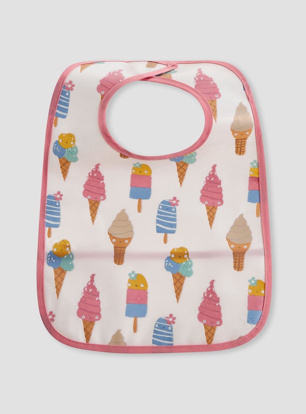 Juniors Printed Bib with Velcro Closure - Set of 3