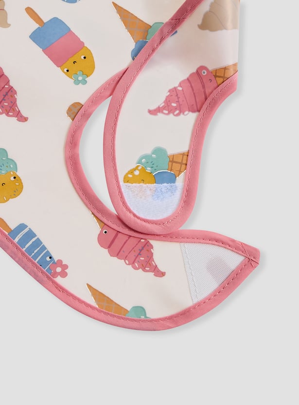 Juniors Printed Bib with Velcro Closure - Set of 3