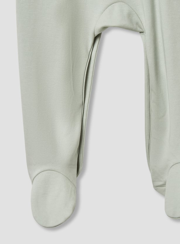 Giggles Pintuck Closed Feet Sleepsuit with Long Sleeves