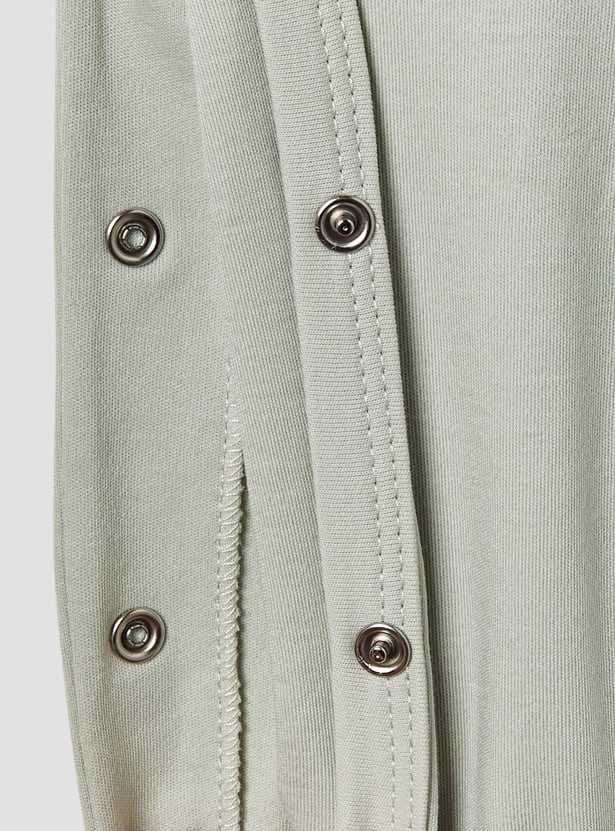 Giggles Pintuck Closed Feet Sleepsuit with Long Sleeves