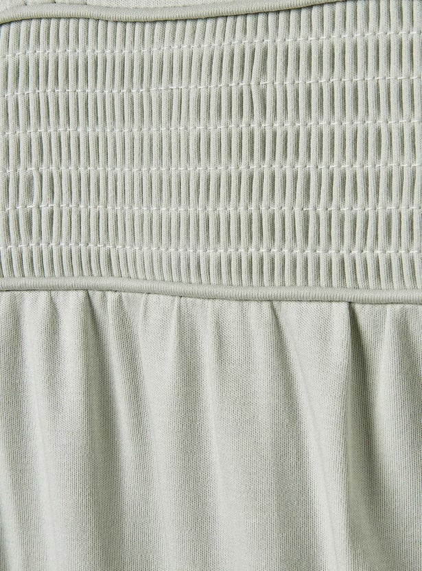 Giggles Pintuck Closed Feet Sleepsuit with Long Sleeves