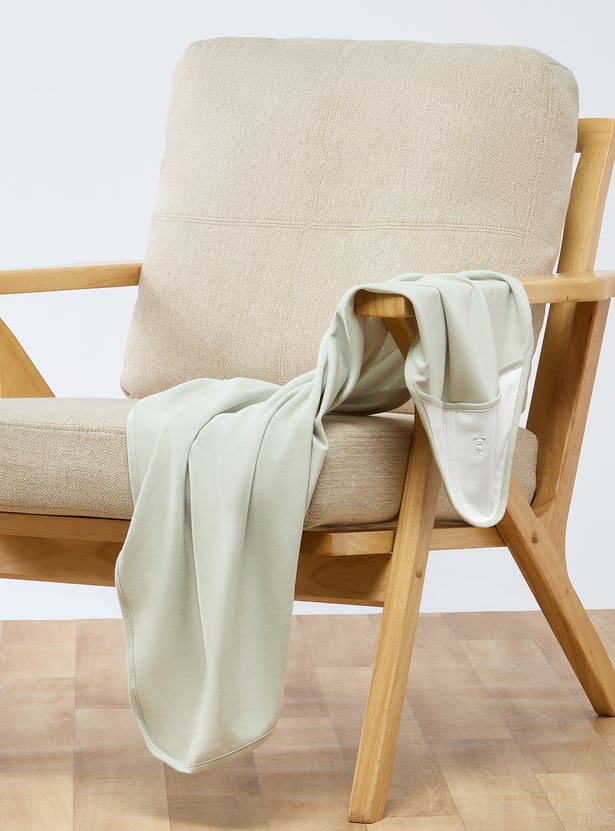 Giggles Embroidered Receiving Blanket