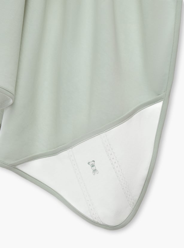 Giggles Embroidered Receiving Blanket