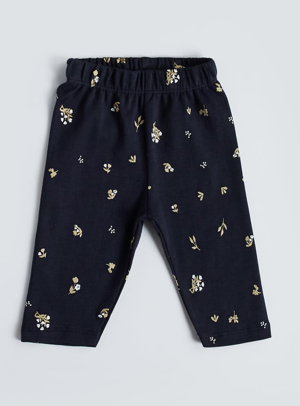 Juniors Printed Shirt with Pyjamas Set
