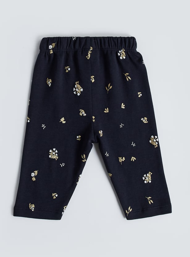 Juniors Printed Shirt with Pyjamas Set