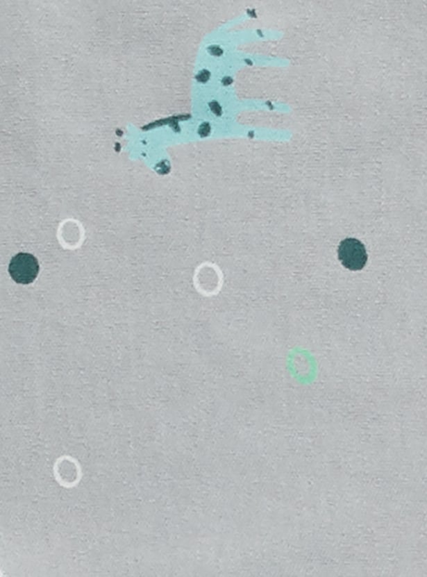 Juniors Printed T-shirt with Pyjamas Set