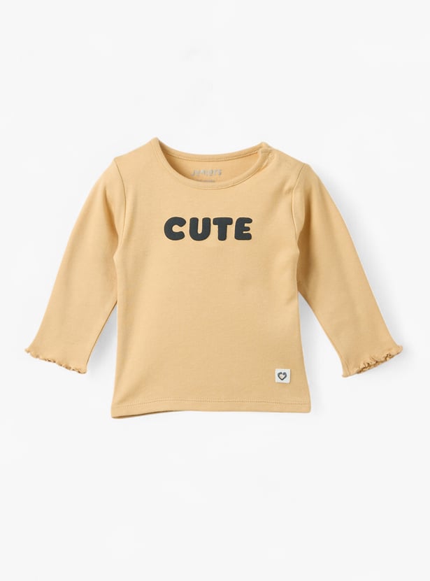 Juniors Printed T-shirt and Pyjama Set