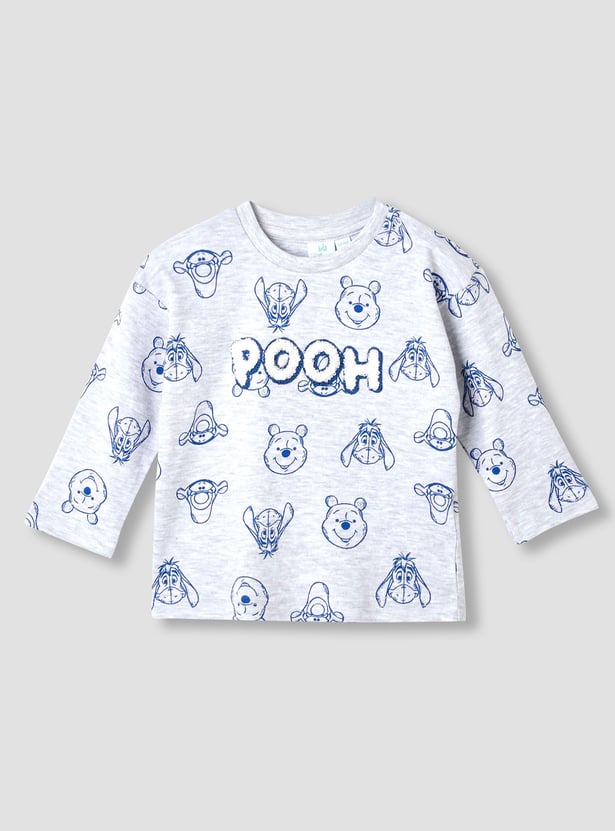 Winnie the Pooh Print T-shirt with Pyjamas - Set of 2