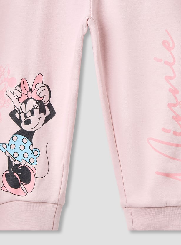 Minnie Mouse Print T-shirt with Pyjamas - Set of 2