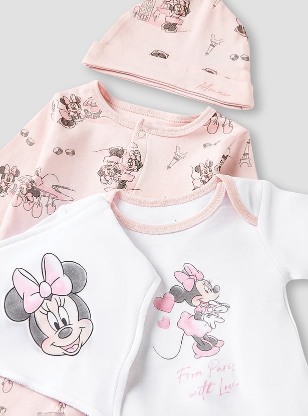 4-Piece Minnie Mouse Print Clothing Gift Set
