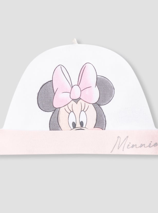 Minnie Mouse Print Beanie