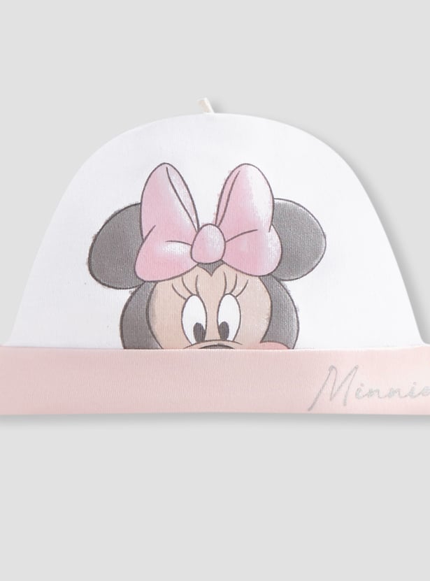 Minnie Mouse Print Beanie