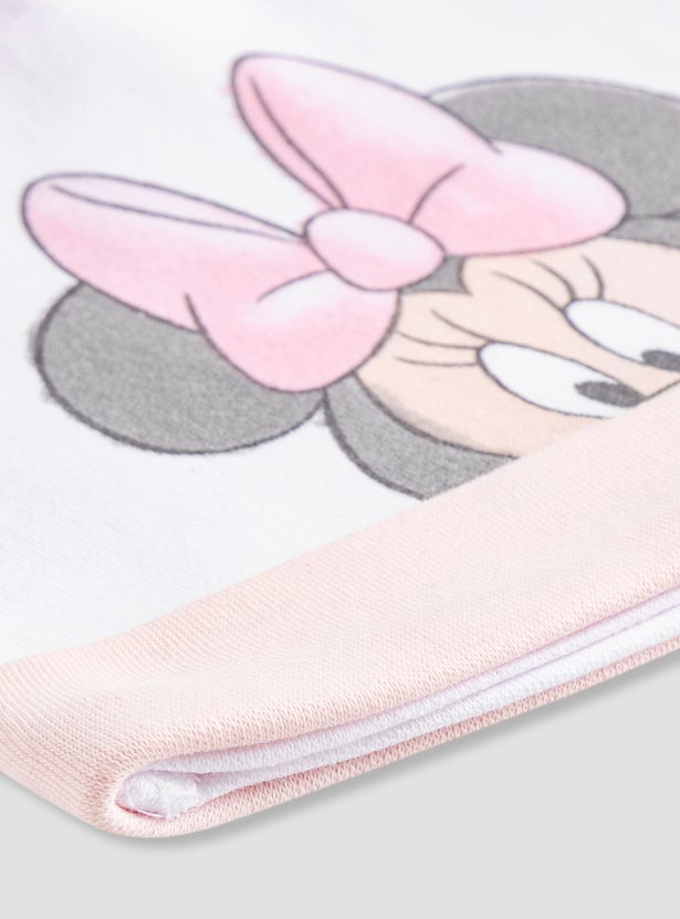 Minnie Mouse Print Beanie