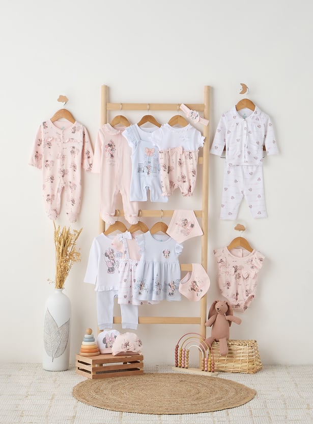 Minnie Mouse Print Beanie