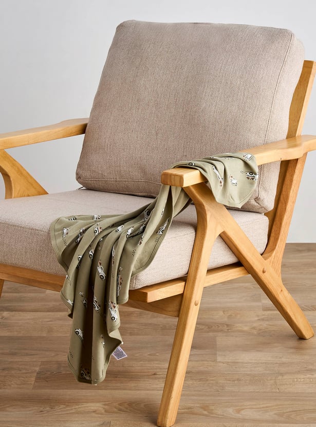 Juniors 2-Piece Printed Receiving Blanket Set