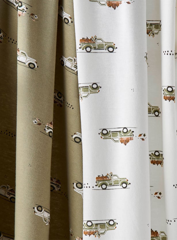 Juniors 2-Piece Printed Receiving Blanket Set