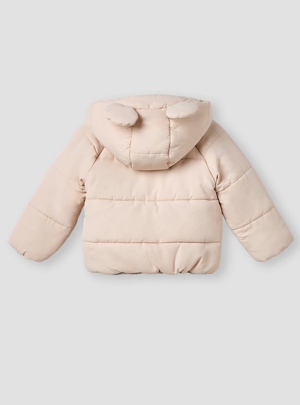 Mickey Mouse Print Hooded Jacket with Long Sleeves