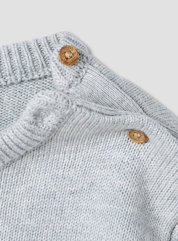 Juniors Embroidered Pullover with Long Sleeves