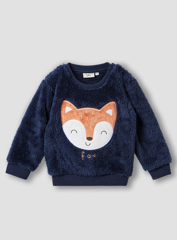 Juniors Fox Applique Sweatshirt and Joggers Set