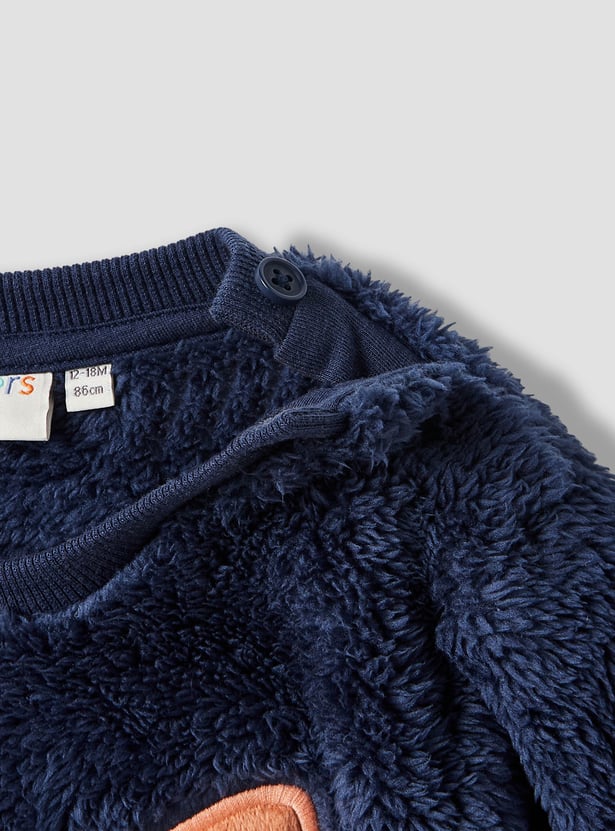 Juniors Fox Applique Sweatshirt and Joggers Set