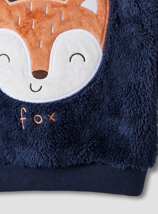 Juniors Fox Applique Sweatshirt and Joggers Set