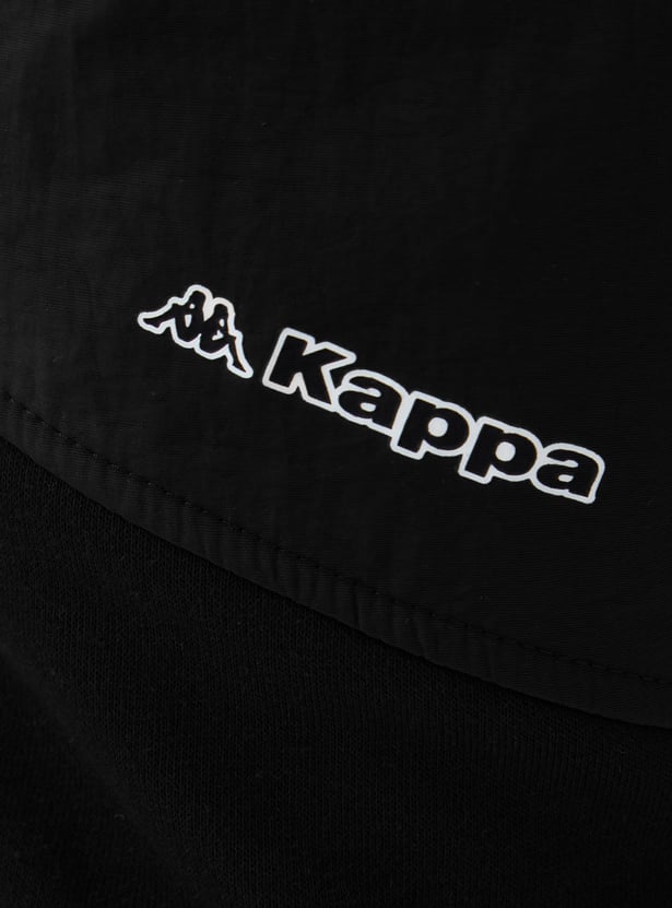 Kappa Logo Print Joggers with Drawstring Closure