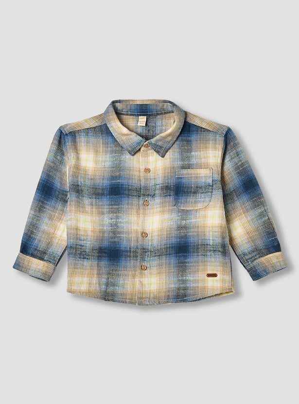 Giggles Checked Shirt with Long Sleeves