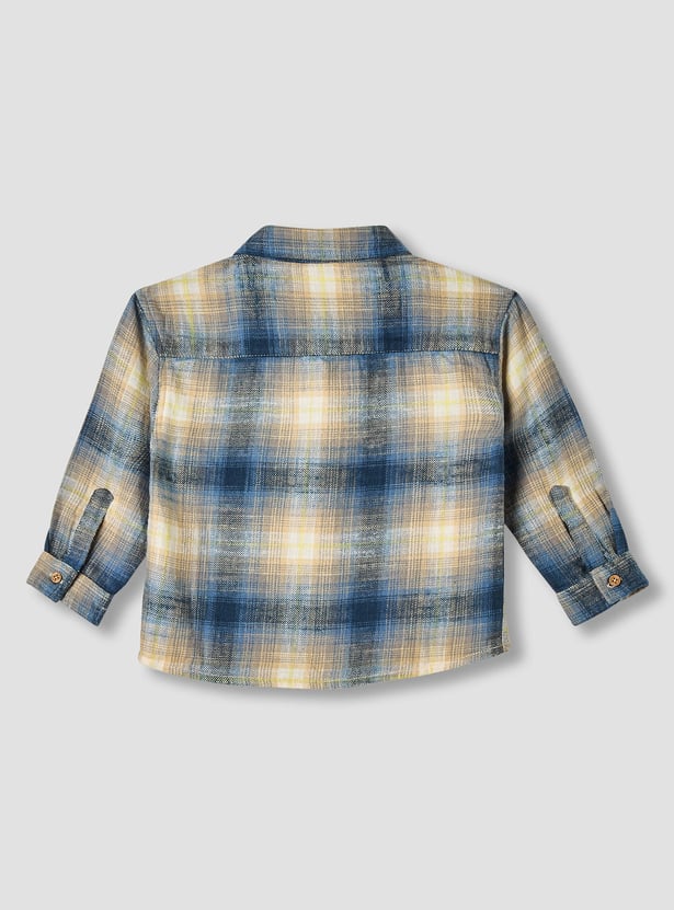 Giggles Checked Shirt with Long Sleeves