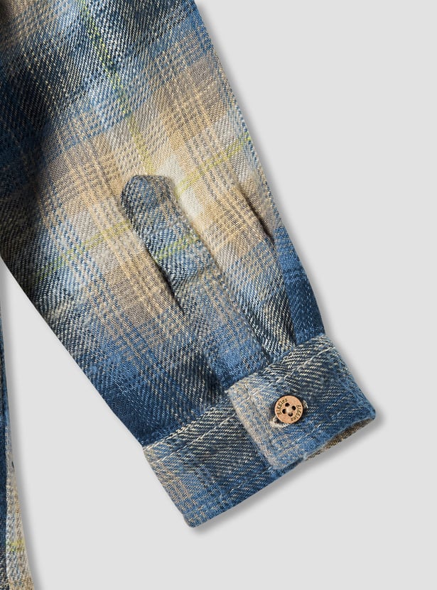 Giggles Checked Shirt with Long Sleeves