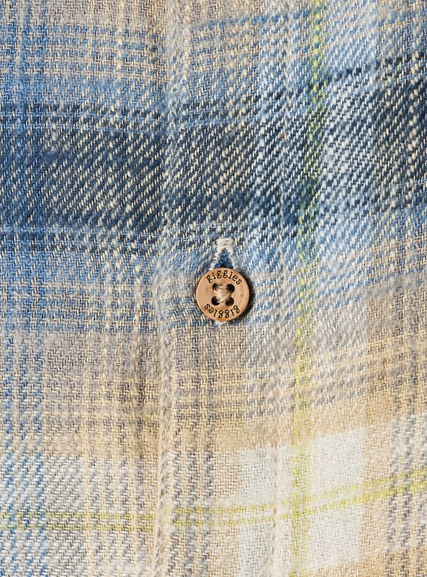 Giggles Checked Shirt with Long Sleeves