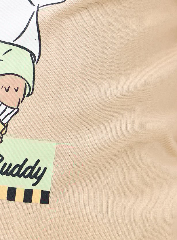 Juniors Teddy Bear Print T-shirt and Pyjama Set