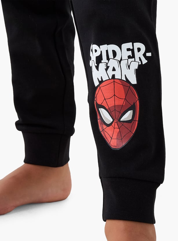 Juniors Spider-Man Print T-shirt and Pyjama Set