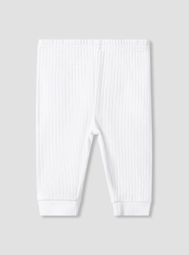 Juniors Ribbed T-shirt with Pyjama Set