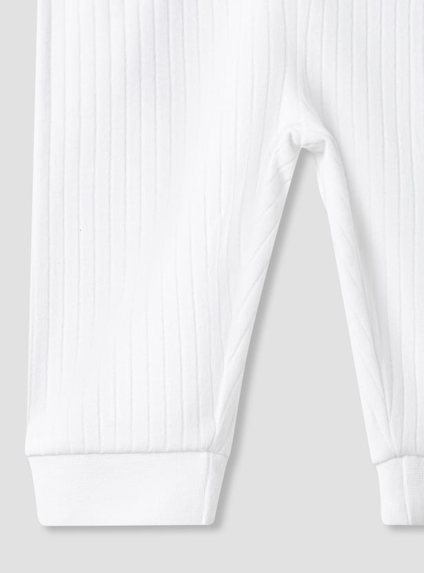 Juniors Ribbed T-shirt with Pyjama Set