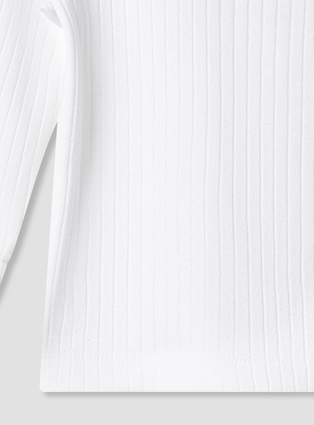 Juniors Ribbed T-shirt with Pyjama Set