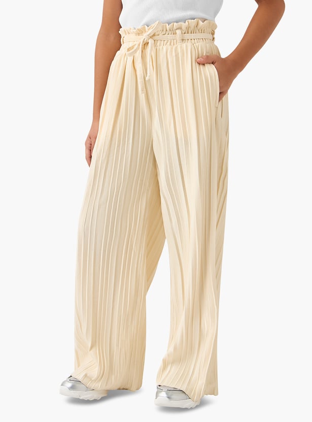 Juniors Textured Zip Through Hooded Jacket and Pants Set