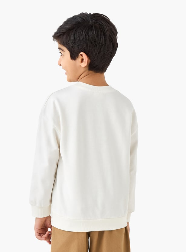 Juniors Printed Sweatshirt