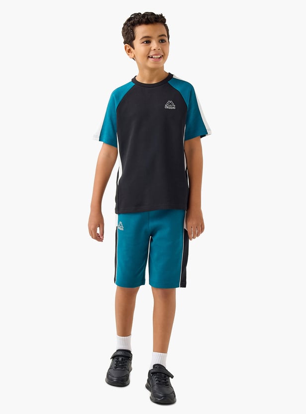 Raglan Sleeves T-shirt and Shorts Set